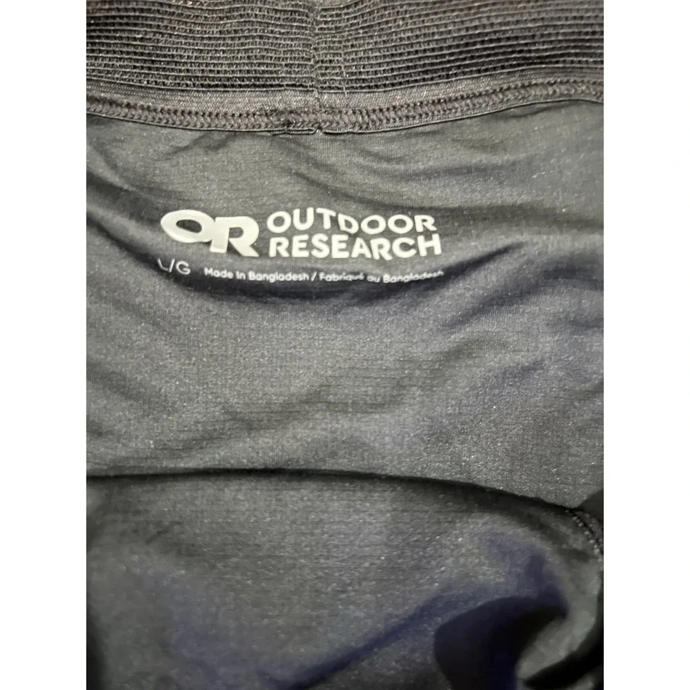Outdoor Research Swift Lite Shorts Mens LARGE BLUE Reflective Lined EUC